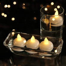 Set of 12 Flameless Floating Candles Battery Operated Tea Lights Tealight Candle - Decorative, Wedding., Diwali( Diya , Divo , Diva , Deepak , Jyoti ,) - Justgrabit Inc.