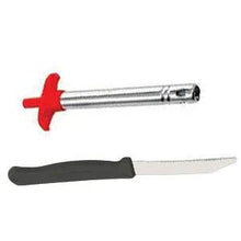 Stainless Steel Electronic Gas Lighter and Knife (2 in 1) - Justgrabit Inc.