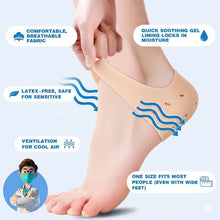 Anti Crack Silicon Gel Heel Moisturizing Socks for Foot Care Men Women (Loose Pack) - Justgrabit Inc.