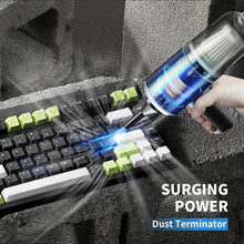 3 in 1 Mini Car Vacuum – Wireless, Rechargeable, Blower & Dust Cleaner for Car, Home & Keyboard - Justgrabit Inc.