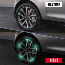Car Wheel Hub Reflective Car Stickers, Night Warning Stickers (20 Pcs Set/ Multicolored) - justgrabit.in | Just Grab It