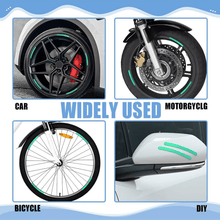 Car Wheel Hub Reflective Car Stickers, Night Warning (20 Pcs Set/ Multicolored) - justgrabit.in | Just Grab It