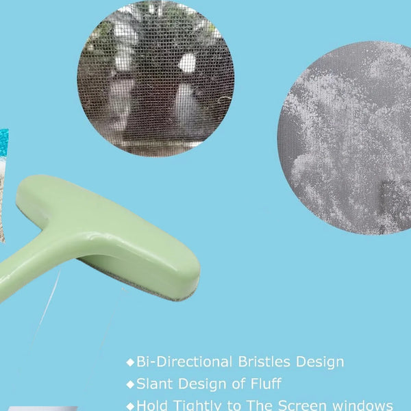 Window Screen Cleaning Brush With Extendable Handle (1 Pc) - Justgrabit Inc.