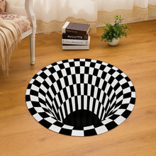 3D Space Round Carpet, Floor Mat Non - Woven Doormat (1 Pc / 78 Cm) - justgrabit.in | Just Grab It