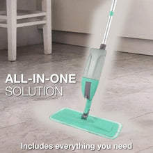 Cleaning 360 Degree Healthy Spray Mop with Removable Washable Cleaning Pad - Justgrabit Inc.