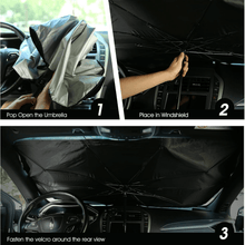 Foldable Car Windshield Sunshade for Heat Protection - justgrabit.in | Just Grab It