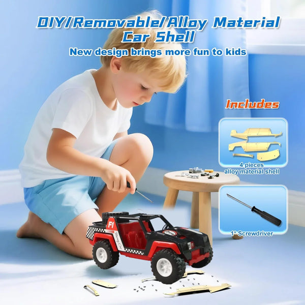 Funwoods Free - Wheel Racing Jeep Toy Car - (1 Pc) - justgrabit.in | Just Grab It