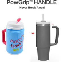 Insulated Mug with Lid Handle Flexible Straw with Cap (709 ML) - Justgrabit Inc.