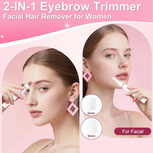 Mini Electric Eyebrow & Facial Hair Trimmer - (Set) - justgrabit.in | Just Grab It