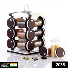 Spice jar Set - Food Grade Plastic 12pcs Spice jar (Brown Box) - Justgrabit Inc.