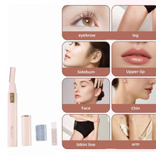 Mini Electric Eyebrow & Facial Hair Trimmer - (Set) - justgrabit.in | Just Grab It