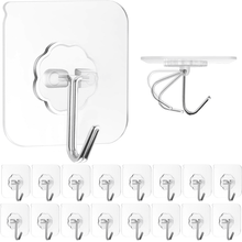Heavy Duty Flower Adhesive Wall Hooks - (10 Pc / Set) - justgrabit.in | Just Grab It