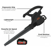 Multi - Purpose Home and Garden Air Blower Kit with Collection Bag for Easy Cleaning - Justgrabit Inc.