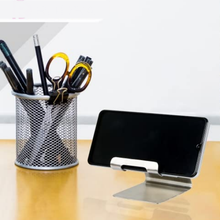 Stainless Steel Universal Mobile & Tablet Stand Holder - (1 Pc) - justgrabit.in | Just Grab It