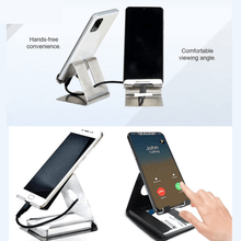 Stainless Steel Universal Mobile & Tablet Stand Holder - (1 Pc) - justgrabit.in | Just Grab It