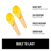 2 - Piece Plastic Ice Cream & Watermelon Scooper with Trigger Dipper - Justgrabit Inc.