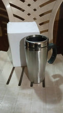 Stainless Steel Vacuum Glass Insulated Glass Coffee Cups, Tumbler (With Lid & Handle / 1 pc) - Justgrabit Inc.