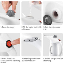 Portable Handheld Garment & Facial Steamer (1 Pc) - Justgrabit Inc.