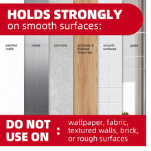 Adhesive Screw Wall Hook for Home & Office Hanging - Justgrabit Inc.