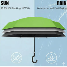 Foldable UV & Rain Umbrella with C - Shaped Handle – Kids (1 Pc / Mix Color) - justgrabit.in | Just Grab It