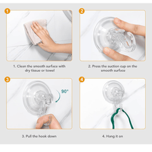 Transparent Rubber Vacuum Hangers for Bathroom, Kitchen, and Wall - justgrabit.in | Just Grab It