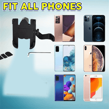 Mobile Phone Holder View Mirror Mount Solid Metal Cradle for Bike and Phones - justgrabit.in | Just Grab It