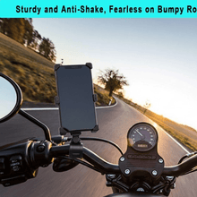 Mobile Phone Holder View Mirror Mount Solid Metal Cradle for Bike and Phones - justgrabit.in | Just Grab It