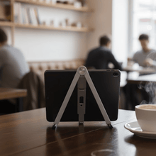 Slim Tablet Mobile Stand Adjustable Foldable Tablet Stand Scaffold (1 Pc) - justgrabit.in | Just Grab It