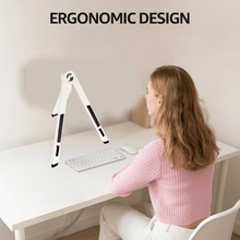 Slim Tablet Mobile Stand Adjustable Foldable Tablet Stand Scaffold (1 Pc) - justgrabit.in | Just Grab It