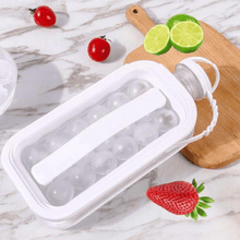 Foldable Ice Tray with Lid, 2 - in - 1 Ice Ball Maker - justgrabit.in | Just Grab It