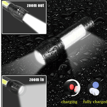 Mini Search Rechargeable LED Long Range Flashlight Emergency Light Torch - justgrabit.in | Just Grab It