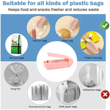 Mini Plastic Bag Sealer – Portable Heat Sealing Machine (Battery Operated / 1 Pc) - justgrabit.in | Just Grab It