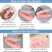Mini Plastic Bag Sealer – Portable Heat Sealing Machine (Battery Operated / 1 Pc) - justgrabit.in | Just Grab It