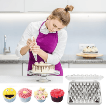 Cake Nozzle Set for Pastry Decorations (55 - Piece) - justgrabit.in | Just Grab It