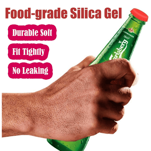 Beer Savers Caps for Soda & Bottles (6 - Piece) - justgrabit.in | Just Grab It
