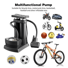 Portable Mini Bike Pump with Gauge - justgrabit.in | Just Grab It