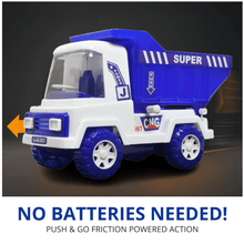 Big Friction Powered Dumper Truck Toy for Kids - justgrabit.in | Just Grab It