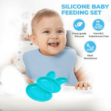 6 - Piece Rabbit Shape Dish Set for Kids (Multicolor) - justgrabit.in | Just Grab It