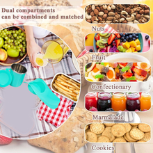 Snack Tray with 350ml Steel Cup for Kids & Home Use - justgrabit.in | Just Grab It