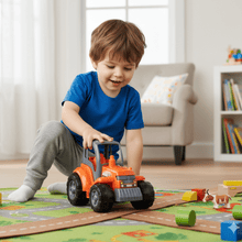 Funwoods Kids Friction Powered Tractor Toy - (1 Pc) - justgrabit.in | Just Grab It
