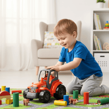 Funwoods Kids Friction Powered Tractor Toy - (1 Pc) - justgrabit.in | Just Grab It
