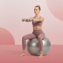 Heavy Duty Gym Ball Non - Slip Stability Ball with Foot Pump for Total Body Fitness - justgrabit.in | Just Grab It
