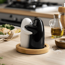 Salt and Pepper Seasoning and Spice Shakers Cute Plastic (2 Pcs Set) - justgrabit.in | Just Grab It