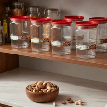 Air Tight Kitchen Storage Container (Approx - 1100Ml, Set of 6pcs) - justgrabit.in | Just Grab It