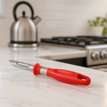 Multipurpose 2 - in - 1 Stainless Steel Knife & Peeler (1 Pc) - justgrabit.in | Just Grab It