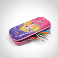 3D Cartoon Zipper Compass Box, Pencil Box (1 Pc / Mix Design) - justgrabit.in | Just Grab It