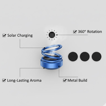 Solar Car Aroma Diffuser 360° Rotating Design, Air Freshener for Car, Home, Office - justgrabit.in | Just Grab It