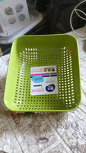 Multipurpose Small Plastic Kitchen Basket, Vegetables and Fruits Washing, Basket (20x17 Cm) - Justgrabit Inc.