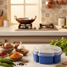 Versatile Kitchen Masala Box with Unique Design - justgrabit.in | Just Grab It