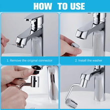 Rotating Splash Filter Faucet Sprayer Head Double O - ring Design For Bathroom Kitchen - justgrabit.in | Just Grab It